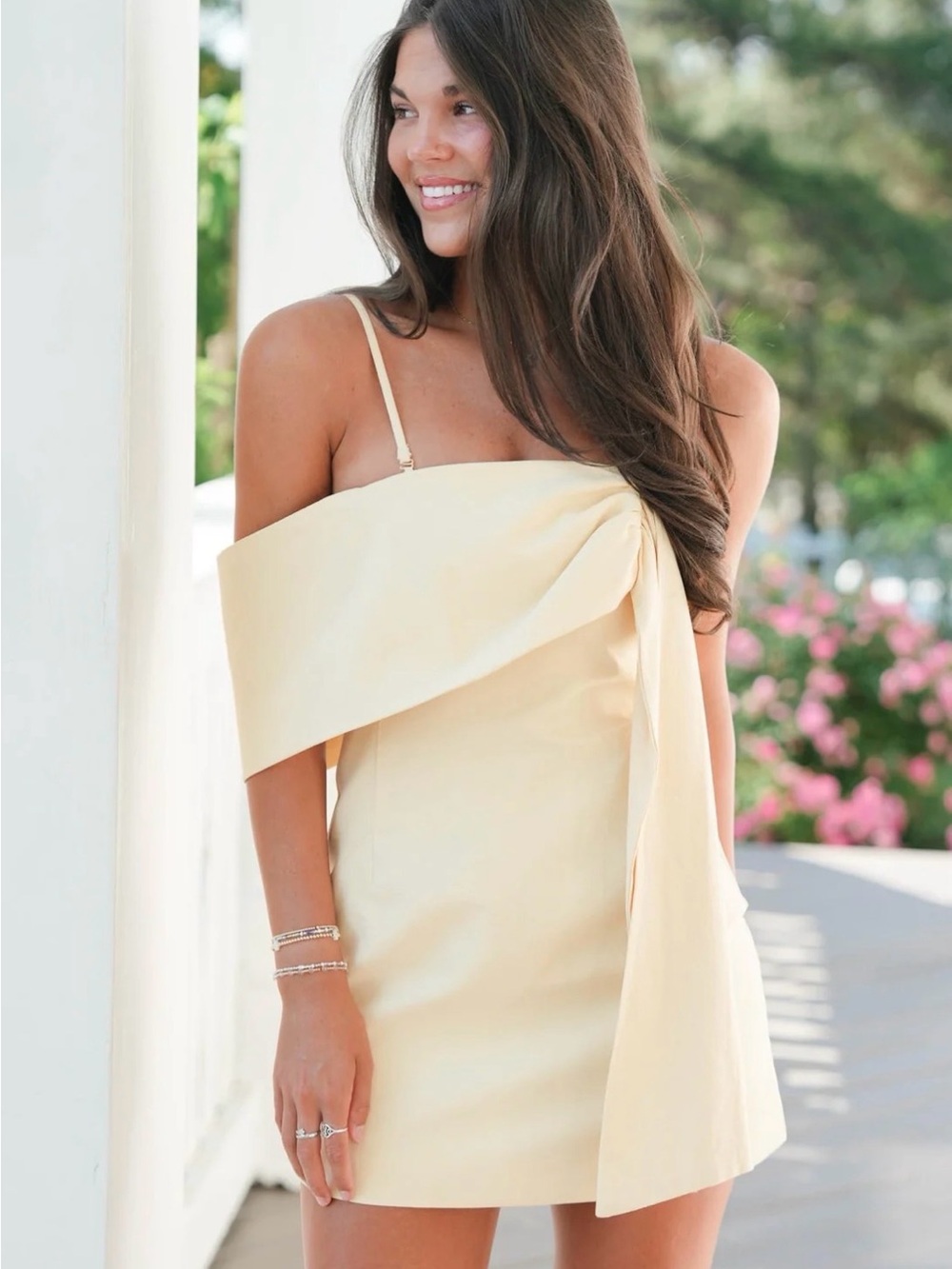 NWT - The Pants Store Pale Yellow Dress
